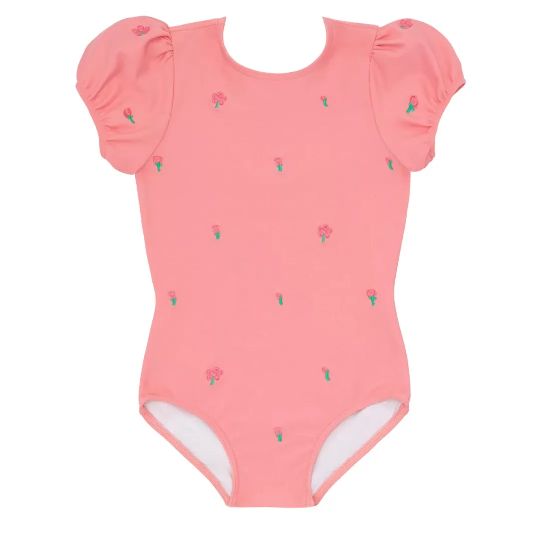 X Fanm Mon Girl's Puff Sleeve One Piece<minnow Store